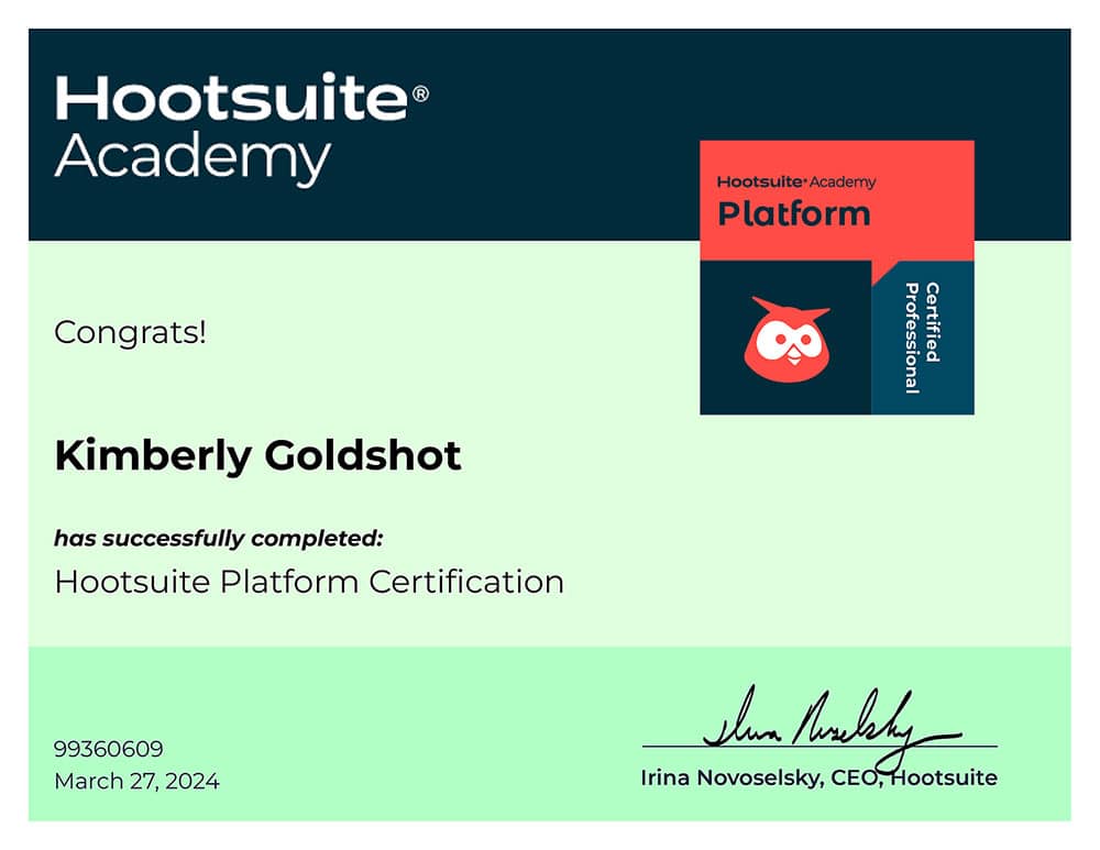 Hootsuite Platform Certification